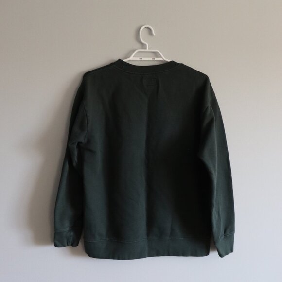 Obey Men's S Green‎ Crewneck Graphic Pullover Long Sleeve Fleece Stretch Sweater - Picture 2 of 13